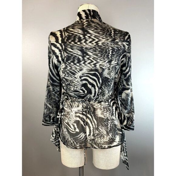 Alberto Makali Open Front Cardigan Size S - Picture 4 of 5